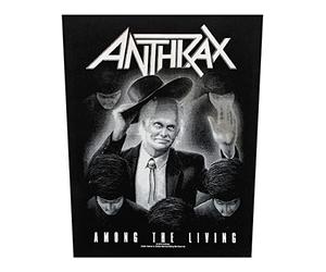 Anthrax Back Patch Among The Living Black