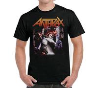 Anthrax Cd Cvr Spreading The Disease Mens T-Shirt Tee Black