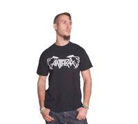 Anthrax Death Hands T-Shirt in Black | Size: Small Anthrax Black S
