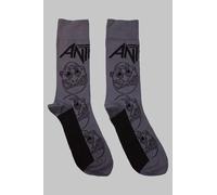 Anthrax Faces Pattern Mono Ankle Socks