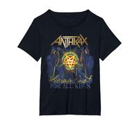 Anthrax for All Kings T-Shirt, Women's Plus, Black, 4X