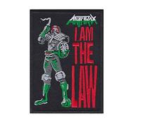 Anthrax I Am The Law Hq Patch Badge Embroidered Iron on Applique Souvenir Accessory