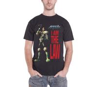 Anthrax -I Am the Law- Men's T Shirt: Large Black