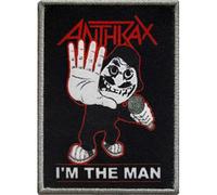 Anthrax I´m The Man Patch (One Size) (Black/Red/White)