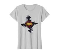 Anthrax - Kings Silver T-Shirt, Women, Silver Grey, X-Small