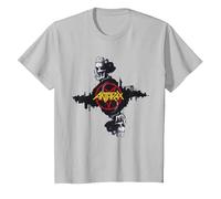 Anthrax - Kings Silver T-Shirt, Youth, Silver Grey, Large