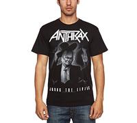 Anthrax Men Among the Living Short Sleeve T-Shirt, Black, Medium