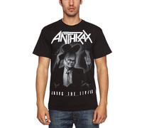 Anthrax Men Among the Living Short Sleeve T-Shirt, Black, X-Large