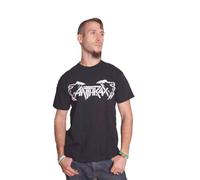 Anthrax Men Death Hands Short Sleeve T-Shirt, Black, XX-Large