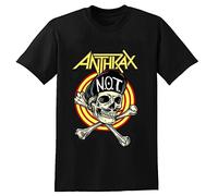 Anthrax Men T-Shirt Fashion Mens Style Tees Graphic Unisex Casual T-Shirt Black L