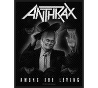 Anthrax Men's Among The Living Woven Patch Black