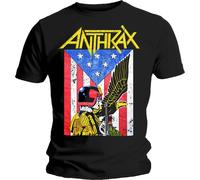 Anthrax Men's Dread Eagle T-Shirt in Black | Size: Small Anthrax Black S