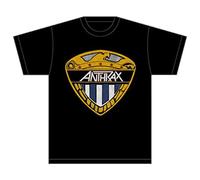 Anthrax Men's Eagle Shield T-Shirt, Black, Large