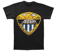 Anthrax Men's Eagle Shield T-Shirt, Black, X-Large
