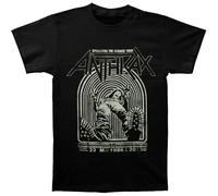 Anthrax Men's Spreading The Disease Cotton T-Shirt in Black | Size: Large Anthrax Black L