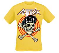 Anthrax Not Man T-Shirt yellow XXL