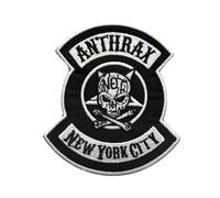 Anthrax NYC Iron On Patch (One Size) (Black/White)