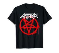 Anthrax - Red Pentagram Logo T-Shirt