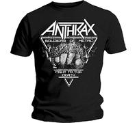 Anthrax 'Soldier of Metal FTD' (Black) T-Shirt (Medium)