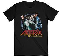 Anthrax T Shirt Spreading The Disease Vignette Logo Official Mens Black M