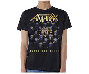 Anthrax Unisex Tee: Among The Kings (Medium) Black