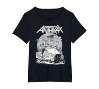 AnthraxI'am The Law T-Shirt, Women's Plus, Black, 2X