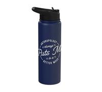 Anthropology Always Puts Me in A Better Mood Anthropology Ap Stainless Steel Insulated Water Bottle