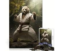 Anthropomorphic Bear 1000 Pieces Puzzles for Teenagers DownTime Game Smooth Connection Real Challenge Santa Surprise (50x75cm)