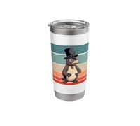 Anthropomorphic Platypus Gentleman Platypus Stainless Steel Insulated Tumbler