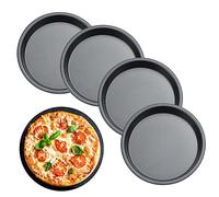 ANTHYTA 4 Pcs 6 Inch Non-Stick Mini Pie Dishes, Round Quiche Pans for Cheesecakes, Pies, Tarts