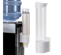 ANTHYTA Cup Dispenser, Holds 50pcs Paper Cups, Wall Mounted, Transparent, White