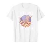 Anti Abortion Pro Life Choice Stop Unborn Lives Conservative Value Graphic T-Shirt, Men, White, M