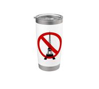 Anti Against Paris Je N'aime Pas Paris Hate Paris Parisian Stainless Steel Insulated Tumbler