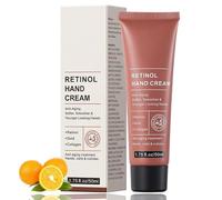 Anti-Ageing Gold & Collagen Hand Cream for Dry Hands & Nails - Lightweight Moisturiser to Soften Skin & Hydrate Cuticles in 50ml Tube for a Smoother, Younger-Looking Complexion