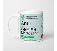 Anti-Ageing Medication Prescription Mug Funny Rude Joke Pharmacy Gag Gift