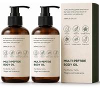 Anti-Aging Body Oils, Multi-Peptide Complex Body Oil for Skin Tightening,60ml Multi-Peptide Body Oil, Firming Body Oils for Crepey Skin, Reduce Fine Lines, Lift Sagging Skin and Boost Skin Glow (2pcs)