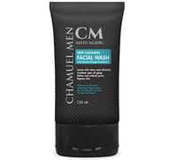 Anti-Aging Daily Mens Face Cleanser - Deep Cleaning & Exfoliating Mens Face Wash Fights Acne & Wrinkles w/Organic Rose Hip, Aloe & Glycolic Acid for Oily, Dry, Sensitive or Combination Skin, 125ml