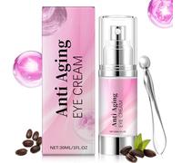 Anti-Aging Eye Cream, Anti-Wrinkle Energy Revitalising Under Eye Cream, Vitamin E Moisturizer with Niacinamide, Reduce Dark Circles Eye Bags Wrinkles Puffiness and Fine Lines