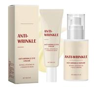 Anti-aging Eye Cream with 4% Retinal Liposome and Fermented Bean, Retinal Serum with 2% Retinal Liposome and Black Ginseng for Face, Anti-Aging Serum for Lines and Wrinkles (30ml, Mix Set)