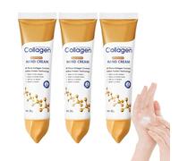 Anti-Aging Hand Cream with Collagen, Non-Greasy Formula, Intensive Cracked Hands Repair Cream for Women, Deep Hydration & Nourishing Daily Skincare, Fast Absorbing (3)
