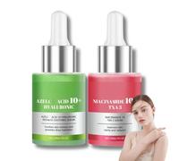 Anti Aging Serum for Women & Men 2-Pack: Niacinamide + TXA Barrier Serum & AzelcAcid Hyaluron Redness Relief Set - Spot Corrector, Bri-gh-tening Product for Glass Skin, Hydrating Treatment