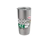 Anti AI Stainless Steel Insulated Tumbler