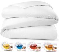 Anti Allergy Bedding Duvet Poly Cotton Tog 4.5, 10.5, 13.5, 15 Lightweight All Season Luxury Duvets Quilt Hotel Quality Size Single, Double, King, Super King Made In UK (13.5_Tog, Double)