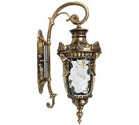Anti-Ancient Brass Outdoor Mount Light European Style Villa Courtyard Lights Waterproof and Rustproof Porch Lights Architectural Sconces,24 * 44cm (26 * 50cm)