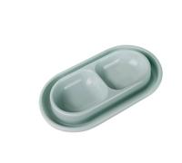 Anti-ant Cat Bowl Food Dish Proof Bowls Shallow Pet Feeding Rice Feral Station Pp Feeder Plastic Dog(Gray,37.00 * 20.00 * 4.00)