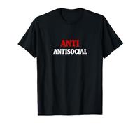 Anti Antisocial Funny Social Humor Introvert Extrovert Joke T-Shirt