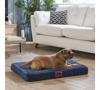 Anti-Anxiety Blue Pet Bed For Dogs - Slumberdown Orthopaedic & Washable, Medium