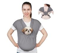 Anti-Anxiety Hands-Free Pet Pouch, Front Sling for Small Dogs & Cats, Adjustable Soft Vest for Back Pain Relief & Travel