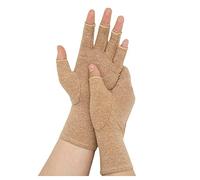Anti-Arthritis Gloves for Women Men Compression Gloves for Arthritis Pain Relief Increase Circulation Reducing Pain and Promoting Healing beige Size S