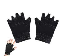 Anti-Arthritis Gloves with Magnets, Arthritis Gloves, Fingerless Compression Gloves, Hematoid Hand Pain Health Compression Therapy, Soothes Sore Hands